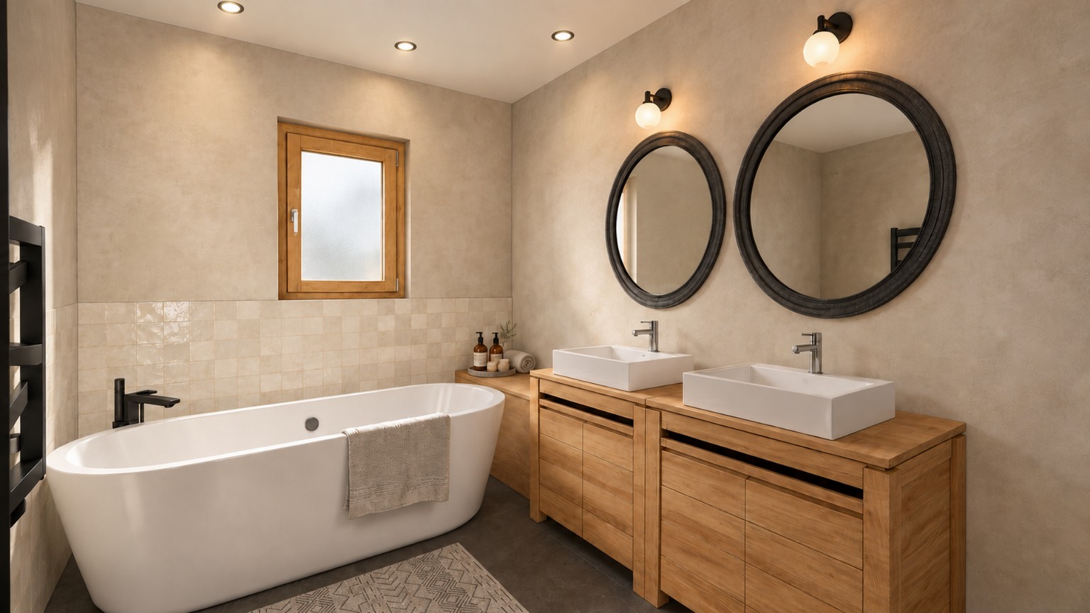 Rendu 3D d’une salle de bain